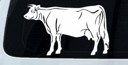Solid Cow Car or Truck Window Decal Sticker