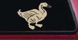 Solid Duck Car or Truck Window Vinyl Decal Sticker (Desert Sand)