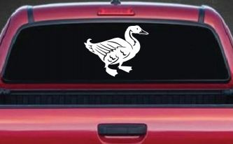 Solid Duck Car or Truck Window Decal Sticker