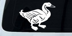 Solid Duck Car or Truck Window Decal Sticker
