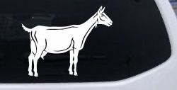 Solid Goat Car or Truck Window Decal Sticker
