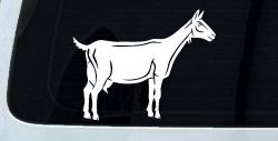 Solid Goat Car or Truck Window Decal Sticker