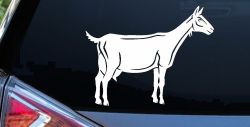 Solid Goat Car or Truck Window Decal Sticker