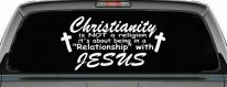 Relationship With Jesus Christian Car or Truck Window Decal Sticker