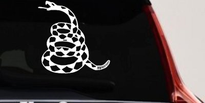 Gadsden Rattle Snake Only Car or Truck Window Vinyl Decal Sticker