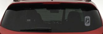 POW MIA Dog Tag Military Car or Truck Window Decal Sticker (Silver)