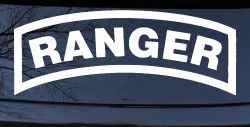 Ranger Military Car or Truck Window Decal Sticker