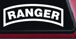 Ranger Military Car or Truck Window Decal Sticker
