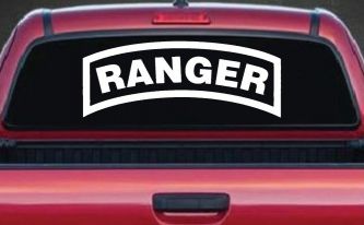 Ranger Military Car or Truck Window Decal Sticker