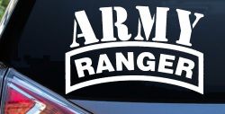 Army Ranger Military Car or Truck Window Decal Sticker