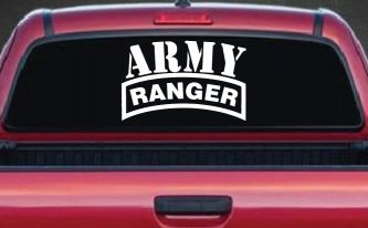Army Ranger Military Car or Truck Window Decal Sticker
