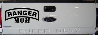 Ranger Mom Military Car or Truck Window Decal Sticker (Black)
