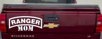 Ranger Mom Military Car or Truck Window Vinyl Decal Sticker (White)