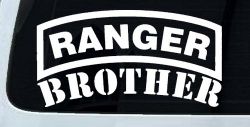 Ranger Brother Military Car or Truck Window Decal Sticker
