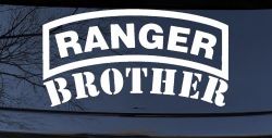 Ranger Brother Military Car or Truck Window Decal Sticker