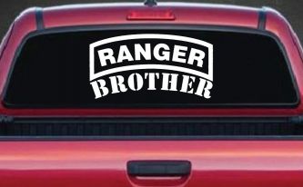 Ranger Brother Military Car or Truck Window Decal Sticker