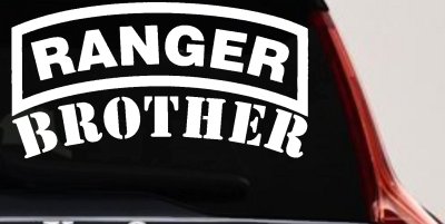 Ranger Brother Military Car or Truck Window Vinyl Decal Sticker