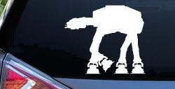 Walker AT-AT Sci Fi Car or Truck Window Decal Sticker