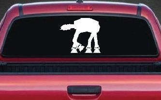 Walker AT-AT Sci Fi Car or Truck Window Decal Sticker