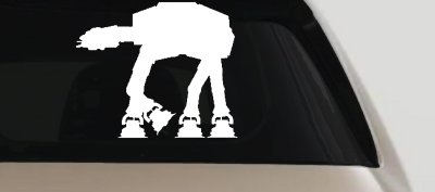 Walker AT-AT Sci Fi Car or Truck Window Vinyl Decal Sticker
