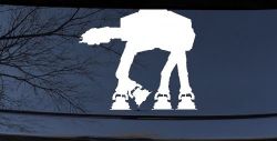 Walker AT-AT Sci Fi Car or Truck Window Decal Sticker