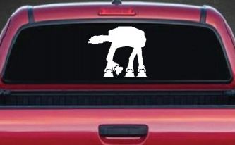 Walker AT-AT Sci Fi Car or Truck Window Decal Sticker