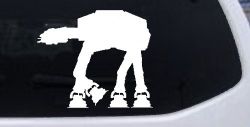 Walker AT-AT Sci Fi Car or Truck Window Decal Sticker