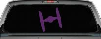 TIE Fighter Car or Truck Window Decal Sticker (Violet)