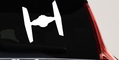 TIE Fighter Car or Truck Window Vinyl Decal Sticker