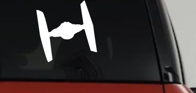 TIE Fighter Car or Truck Window Vinyl Decal Sticker