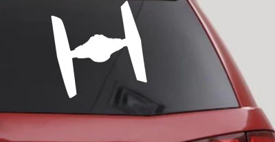 TIE Fighter Car or Truck Window Vinyl Decal Sticker
