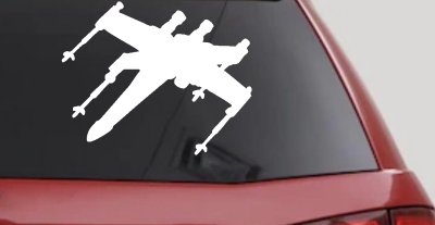 X-Wing Fighter Sci Fi Car or Truck Window Vinyl Decal Sticker