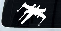 X-Wing Fighter Sci Fi Car or Truck Window Decal Sticker