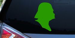 Star Wars Darth Vader Sci Fi Car or Truck Window Decal Sticker (Lime)