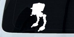 Walker AT-ST Sci Fi Car or Truck Window Decal Sticker