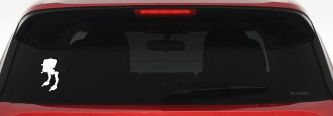Walker AT-ST Sci Fi Car or Truck Window Decal Sticker (White)