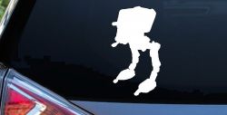 Walker AT-ST Sci Fi Car or Truck Window Decal Sticker