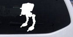 Walker AT-ST Sci Fi Car or Truck Window Decal Sticker