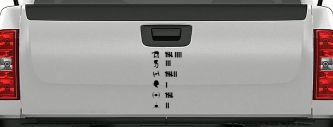 Star Wars Keeping Count Sci Fi Car or Truck Window Decal Sticker (Black)