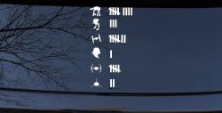 Star Wars Keeping Count Sci Fi Car or Truck Window Decal Sticker