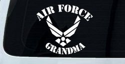 Air Force Grandma Military Car or Truck Window Decal Sticker