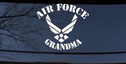 Air Force Grandma Military Car or Truck Window Decal Sticker