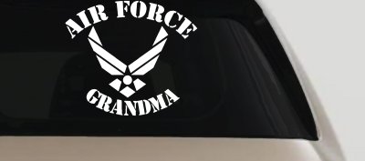 Air Force Grandma Military Car or Truck Window Vinyl Decal Sticker