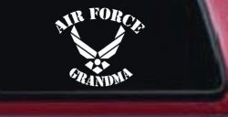 Air Force Grandma Military Car or Truck Window Decal Sticker