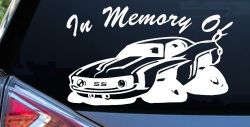 In Memory Of Camaro Car or Truck Window Decal Sticker