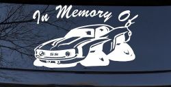 In Memory Of Camaro Car or Truck Window Decal Sticker