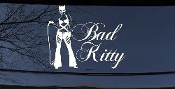 Cat Woman Bad Kitty Car or Truck Window Decal Sticker