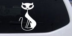 Slim Cat Car or Truck Window Decal Sticker