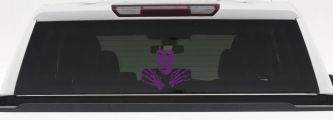 Crimson Ghost Skulls Car or Truck Window Decal Sticker (Violet)