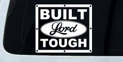 Built Lord Tough Christian Car or Truck Window Decal Sticker